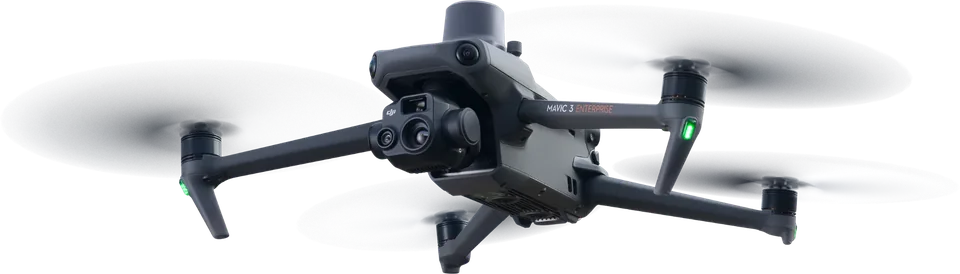 Drone DJI Mavic 3 Enterprise Thermal em voo