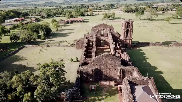 Capa do vídeo aéreo das Ruínas de São Miguel das Missões